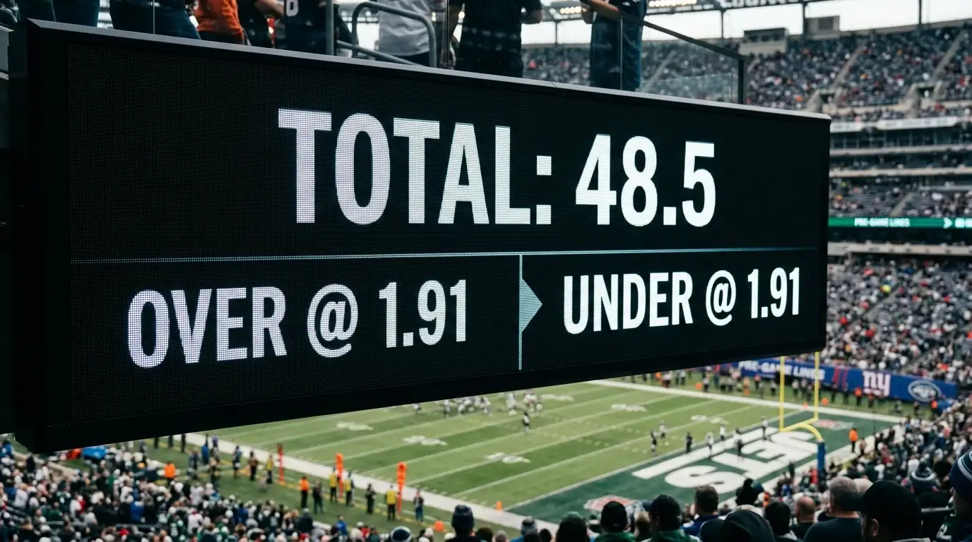 Over Under Wette NFL Totals Berechnung und Strategie mit Wettsteuer für deutsche Sportwetter
