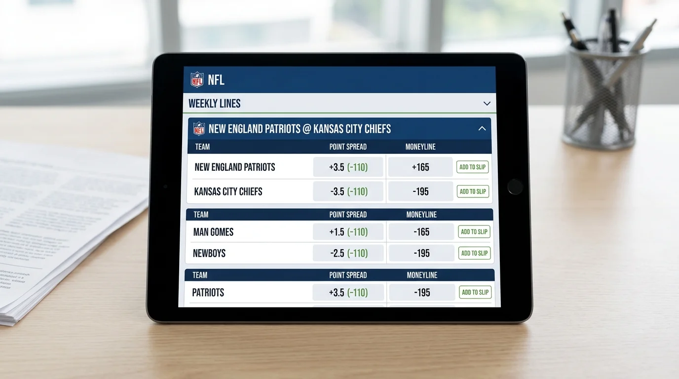 Amerikanischer Point Spread Mechanik Dezimalquoten NFL Ursprung Buchmacher Linie erklärt