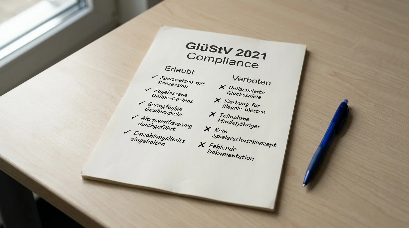 GlüStV 2021 Compliance NFL-Wetter erlaubt verboten Übersicht Deutschland