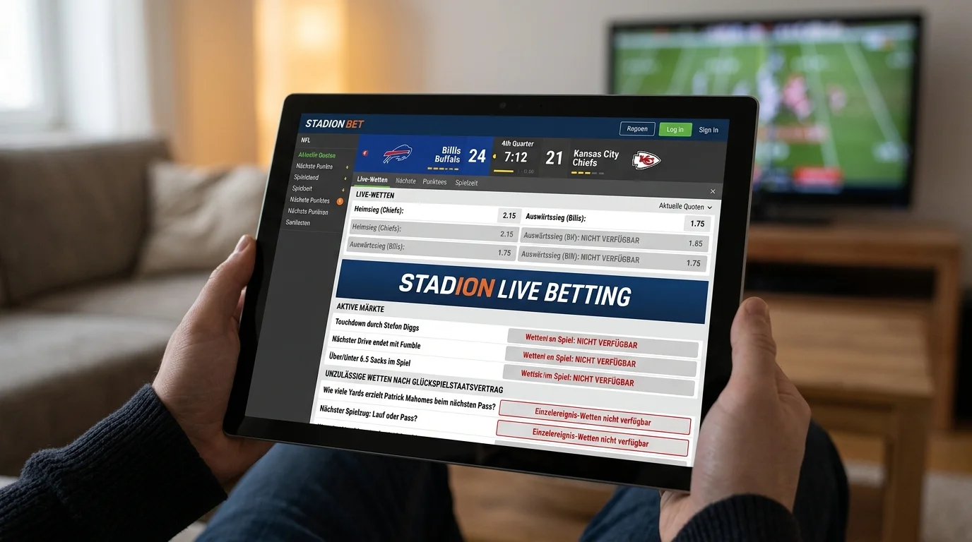 NFL-Wetten Vorschriften Live-Wetten und Einschränkungen unter GlüStV 2021