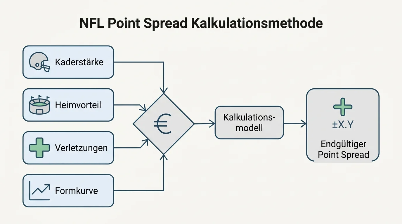 Spread-Kalkulation mit Heimvorteil — wie NFL-Buchmacher Home Field Advantage in die Handicap-Linie einpreisen