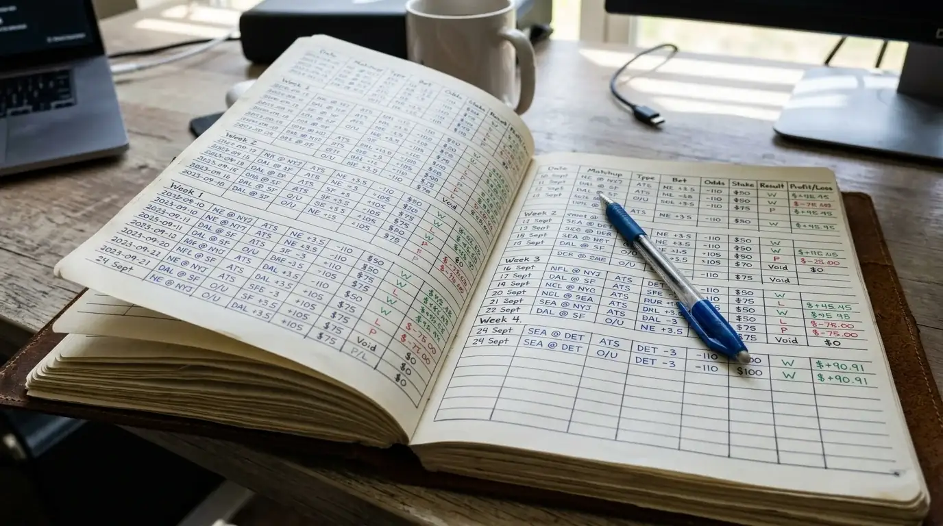 Langzeit-Strategie und Dokumentation im NFL Bankroll-Management fuer Sportwetter