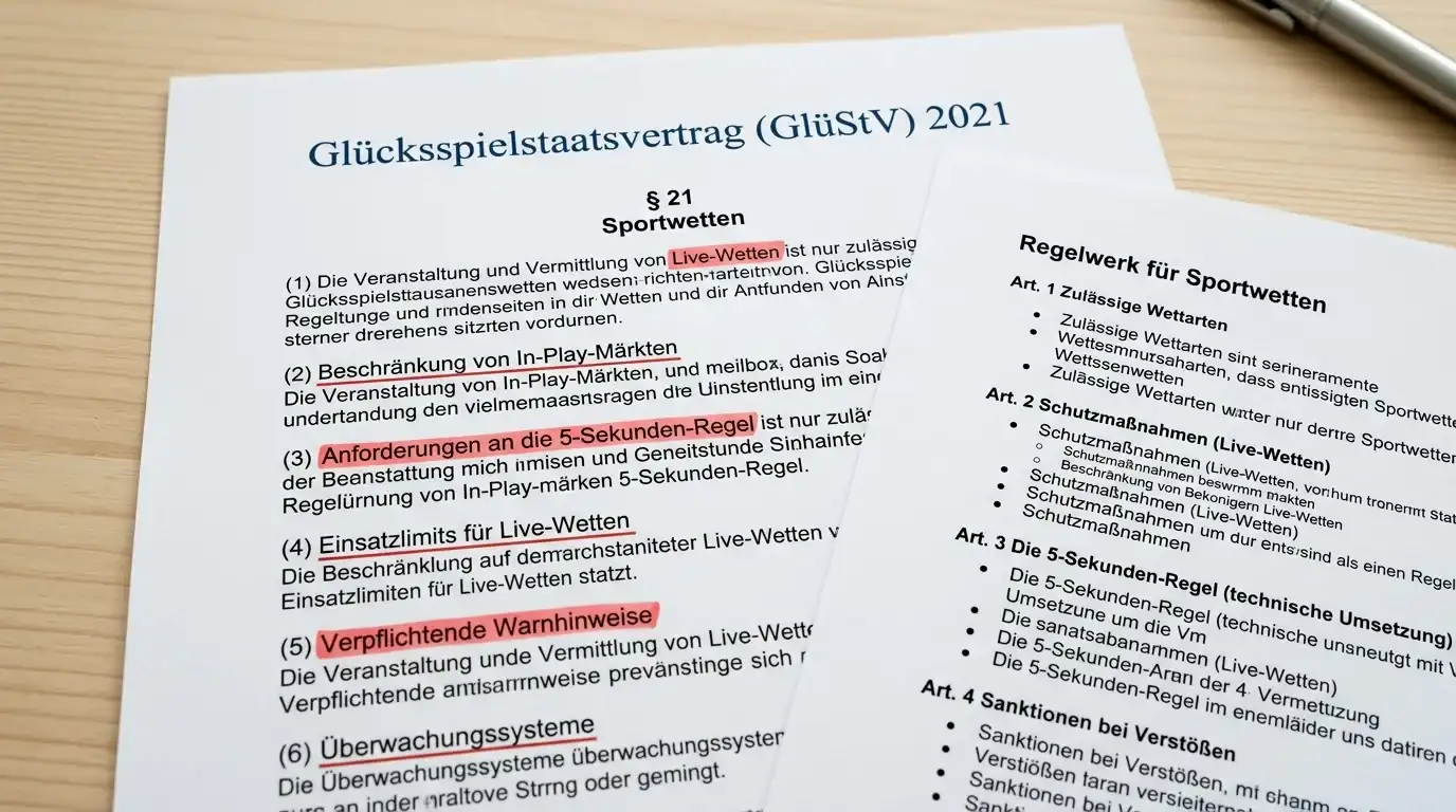 GlüStV 2021 Regelwerk für NFL Live-Wetten in Deutschland bei lizenzierten Sportwettanbietern