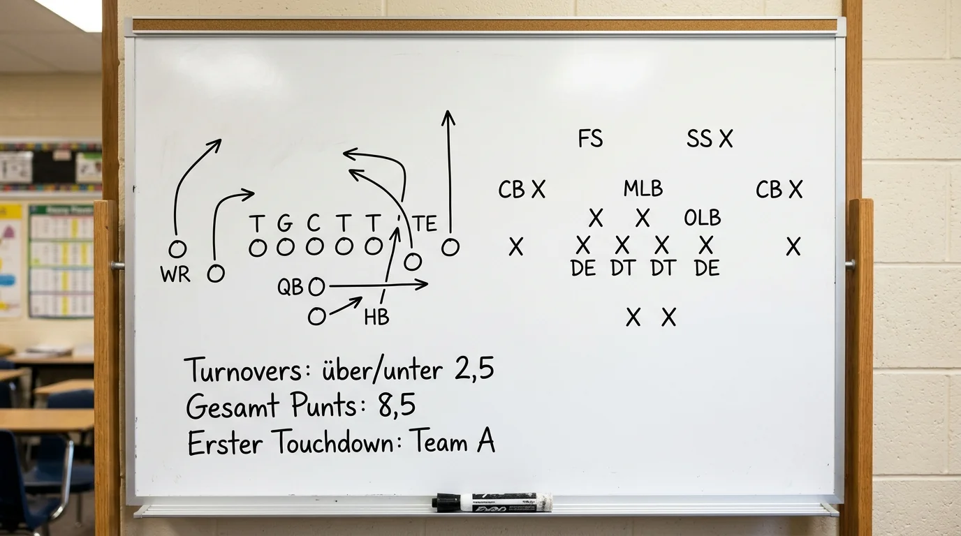 NFL Game Props auf Spielstatistiken: Turnovers, Overtime und Scoring-Ereignisse als Wettmärkte erklärt