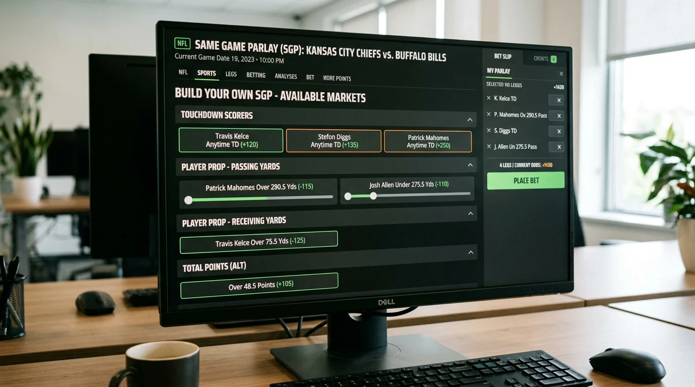 SGP Verfuegbarkeit bei GGL-lizenzierten Anbietern Deutschland NFL Same-Game-Parlay