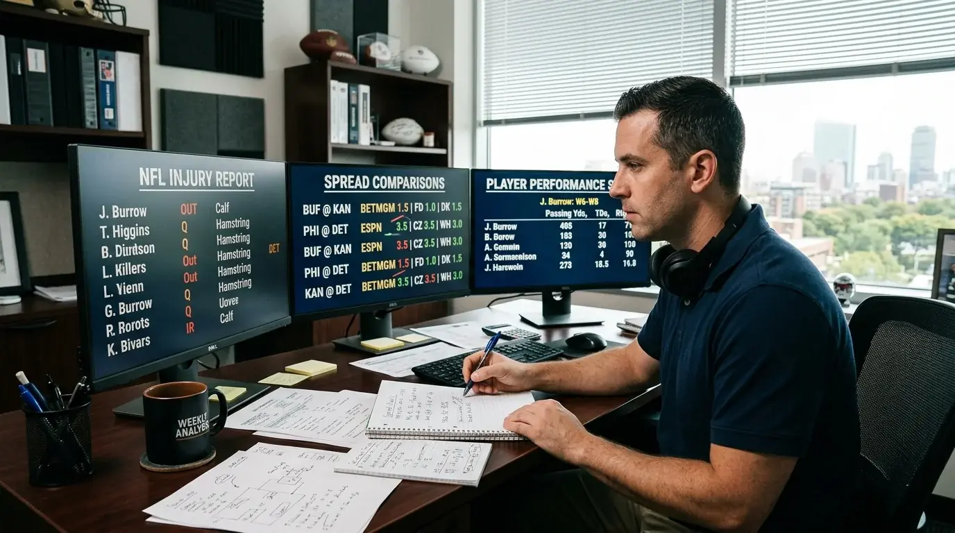 Methodik zur Integration des NFL Verletzungsreports in die Spread-Wettanalyse