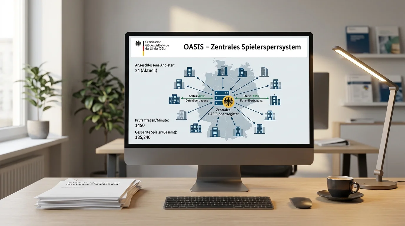 OASIS-Sperrsystem Spielerschutz bei deutschen Sportwetten – zentrale Sperrung bei allen lizenzierten Anbietern