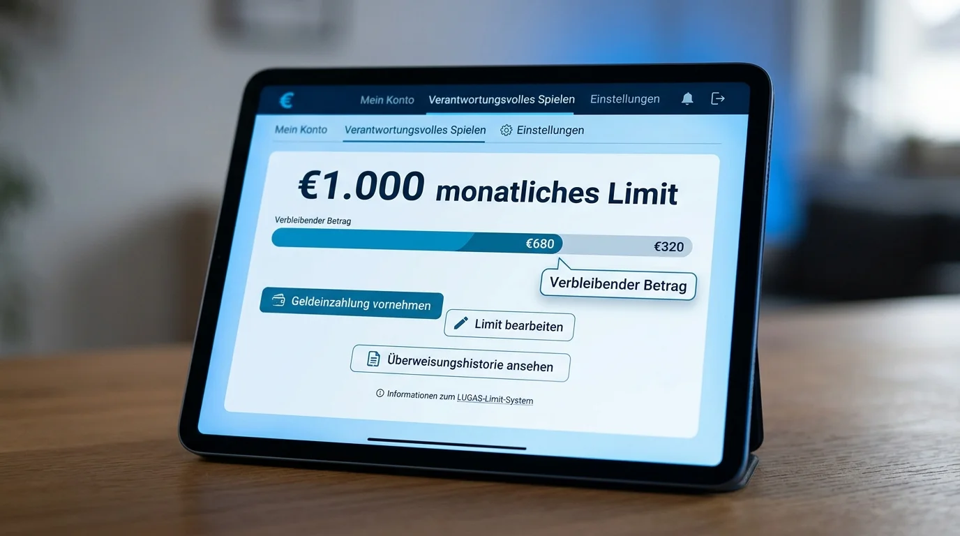 LUGAS-System 1000 Euro Einzahlungslimit monatlich anbieterübergreifend erklärt